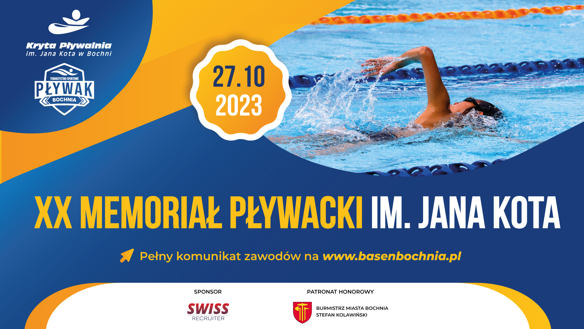 XX Jubileuszowy Memoriał Pływacki im. Jana Kota
